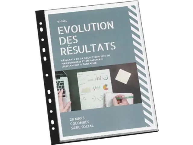 Viquel showalbum met 11-gaats perforatie A4 20 tassen