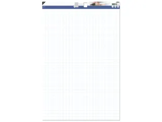 Flipoverpapier Kangaro blanco/ruit 65x100cm microperforatie 50vel doos - 3