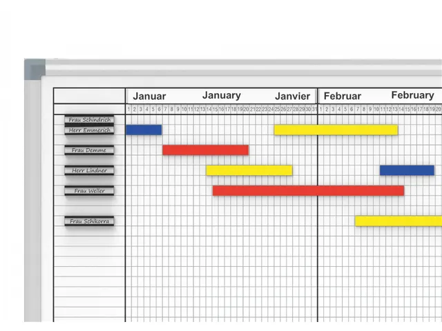 Jaarplanner MAULstandard Magnetisch 14 maanden 100x150cm