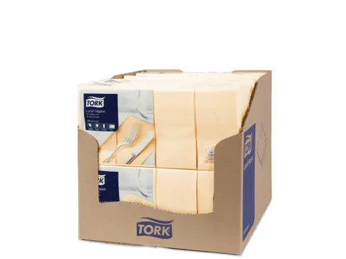 Tork 477426 Lunchservet Advanced Zand 33x33cm 1/8 vouw