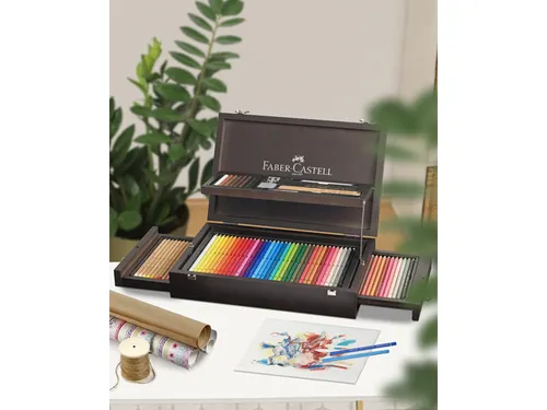 Kleurpotloden Faber-Castell Art&Graphic houten kist