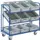 etagewagen,draagverm. 200kg,3etage(s),open,laadvl. LxB 1240x620mm