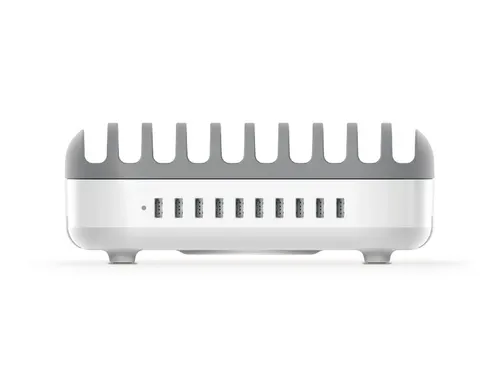 Compulocks 10PUSBDKS-UK, Vrijstaand, Grijs, Wit, Contact, 2,4 A, 100 -