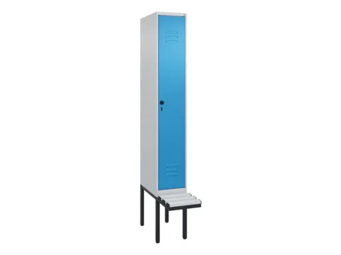 locker voor scheiding van kleding,HxBxD 2120x300x815mm,1vak