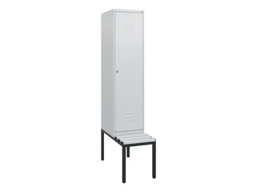 locker met bank,HxBxD 1950x400x815mm,1vak,vak B 400mm,cil.-slot