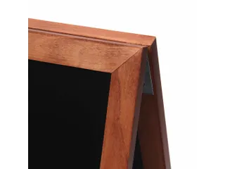 Krijtstoepbord Lichtbruin 68x120cm - 2