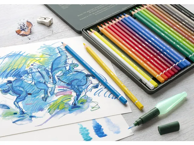 Crayon de couleur Aquarellable Faber-Castell Albrecht Dürer 24pcs