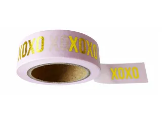 Tape Washi Roze Xoxo roze 15mmx10m - 1
