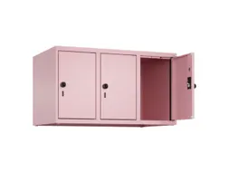opzetkast,v. locker,3vak.,vak B 300mm,HxBxD 500x900x500mm,draaigrendel