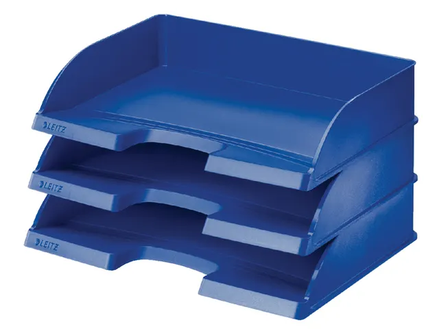 Brievenbak Leitz 5218 Plus dwars blauw A4+