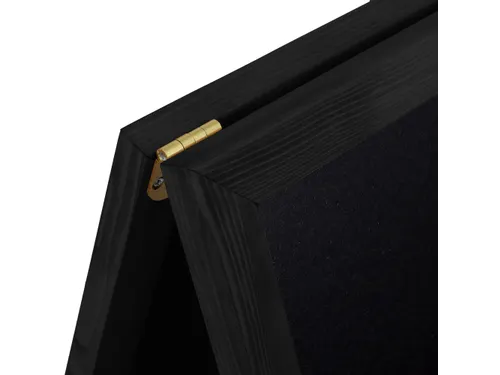 Krijt stoepbord Europel 660x1040 mm DELUX zwart