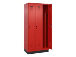 locker voor scheiding van kleding,HxBxD 1950x900x500mm,3vak