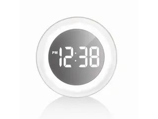 Digitale wandklok Technoline WS 8086 254x254x53mm wit kleurwisseling - 1