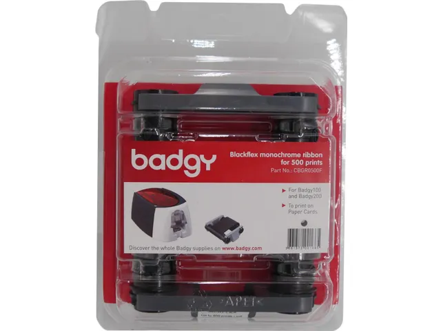 lint Blackflex monochroom zwart voor kaarten