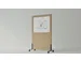 Tableau blanc acoustique mobile Silva 200x120cm beige