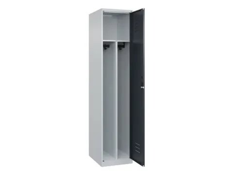 locker voor scheiding van kleding,HxBxD 1850x400x500mm,1vak
