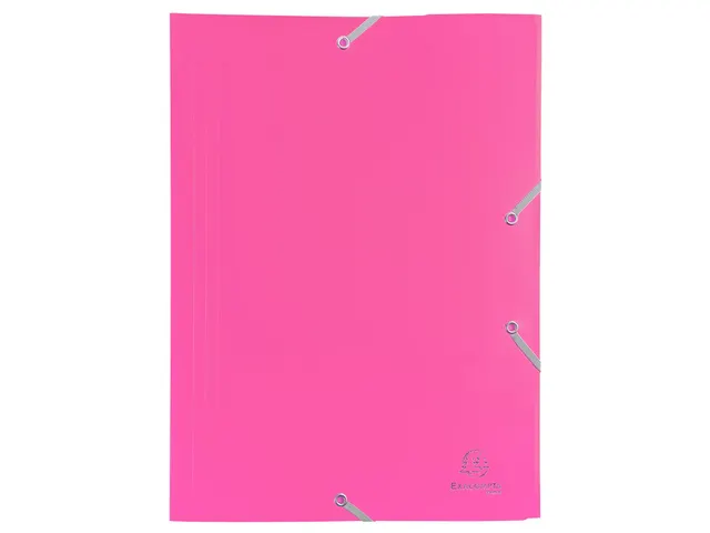 Elastomap A4 Assorti 3 Kleppen Polypropyleen 4/10de Ondoorschijnend