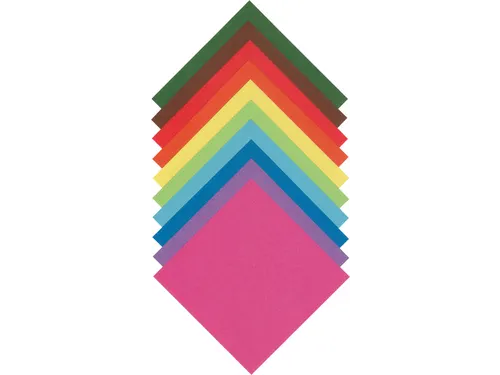 Origami papier Folia 70gr 15x15cm 100 vel assorti kleuren