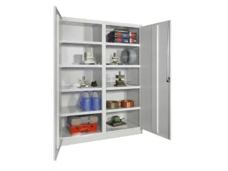 Zwaarlastkast 1950x1470x630mm 8legborden Scheidingswand Plaatstaal - 1