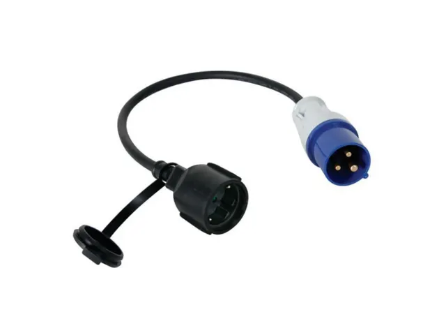 Verloopkabel Van Schukostekker Naar CEE-Stekker - Randaarde - H07RN-F