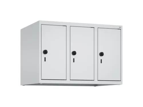opzetkast,v. locker,3vak.,vak B 250mm,HxBxD 500x750x500mm,vleugeldeur