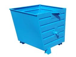 Kiepbak 900x1000x1200mm 0.90m³ 100kg Draagverm. 2000kg Ral5012