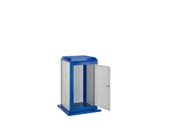 gereedschapswagen,HxBxD 1100x700x700mm,3geperforeerde platen buiten