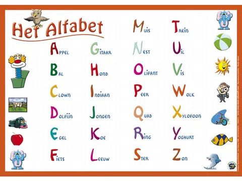 Sous-Mains Lalphabet NL42 x 30 cm