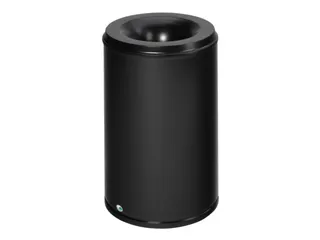 prullenmand zelfblussend 110 liter HxØ 750x465mm kop zwart - 1