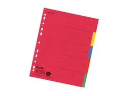 Tabblad recycled karton A4+ 5tabs