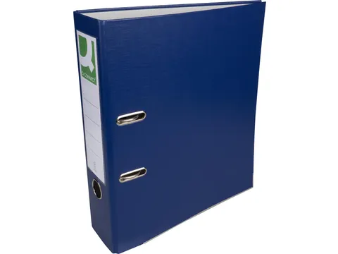 Ordner A4 PP en Papier 80mm Donker Blauw