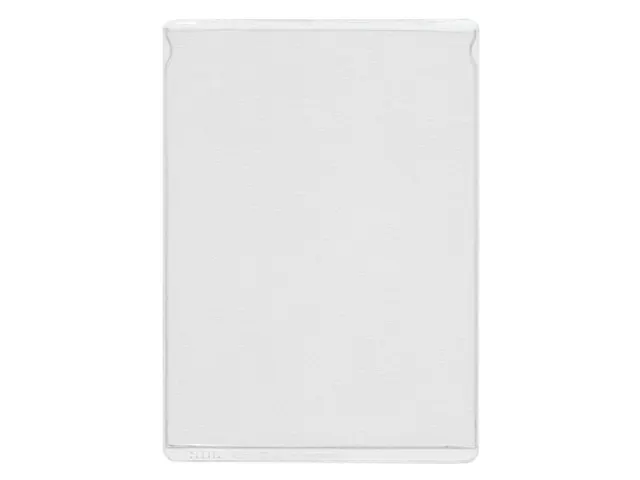 U-mapje uit transparante PVC van 0.14mm ft creditcard