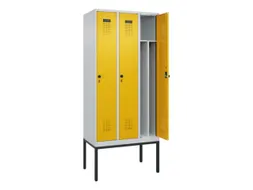 locker voor scheiding van kleding,HxBxD 2120x900x500mm,3vak