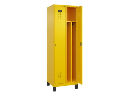 locker voor scheiding van kleding,HxBxD 1950x600x500mm,2vak