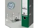 Ordner Leitz 1080 A4 80mm groen gewolkt 100% gerecycled karton