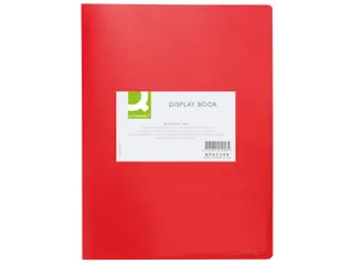 Showalbum Personaliseerbaar A4 40 Tassen Rood - 1
