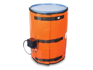 Verwarmingsmantel,V. 200L Vat,Buiten Glasvezel/Silicone,Oranje - 1