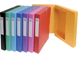 Elastobox Exacompta A4 25mm 600gr assorti karton