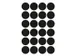 Etiquette Avery Zweckform 3003 Rond 18mm Noir 96 pcs