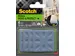 Scotch Move & Protect glijders grijs 50x50mm blister van 4 stuks