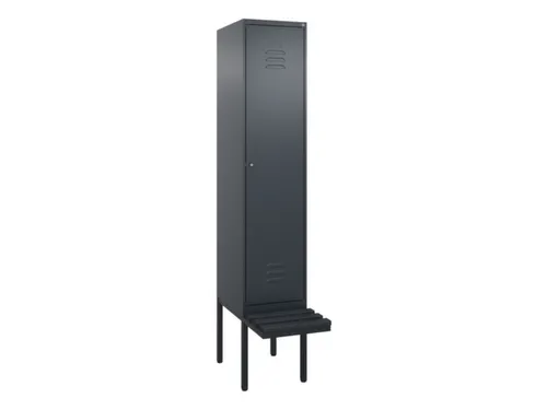 locker voor scheiding van kleding,HxBxD 2120x400x815mm,1vak