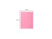 Dossiermap Exacompta Super 160gr 1 klep roze A4 100 Stuks