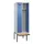 locker met bank,voor scheiding van kleding,HxBxD 2120x600x815mm,2vak