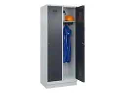 locker,HxBxD 1950x800x500mm,2vak,vak B 400mm,cil.-slot,sokkel
