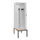 PBM-locker met bank,HxBxD 2120x600x815mm,2vak,vak B 300mm,draaigrendel