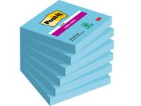 Memoblok 3M Post-it 654 Super Sticky 76x76mm blauw