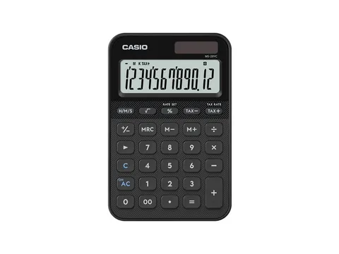 Rekenmachine Casio MS-20YC-BK zwart