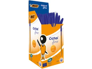 Balpen Bic Cristal fijn blauw - 3