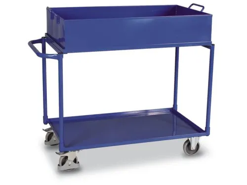 Tafelwagen 250kg 1000x600mm 2 Etages Opvangbak 120l Staalplaat