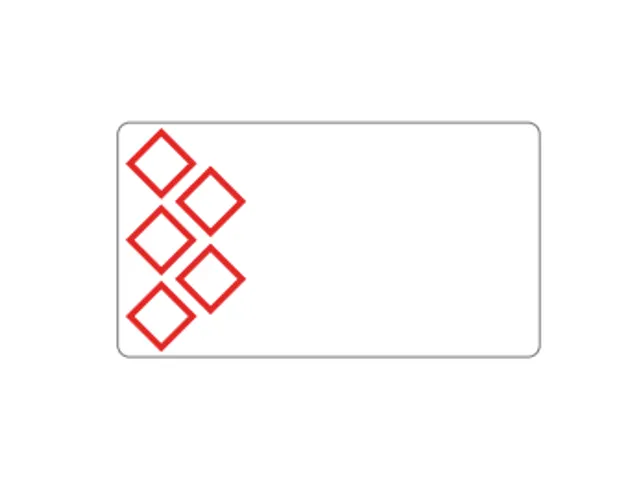 Brother LTZ12105F5PI, Wit, Rood, Rechthoek, 155 mm, 105 mm, 200 stuk(s